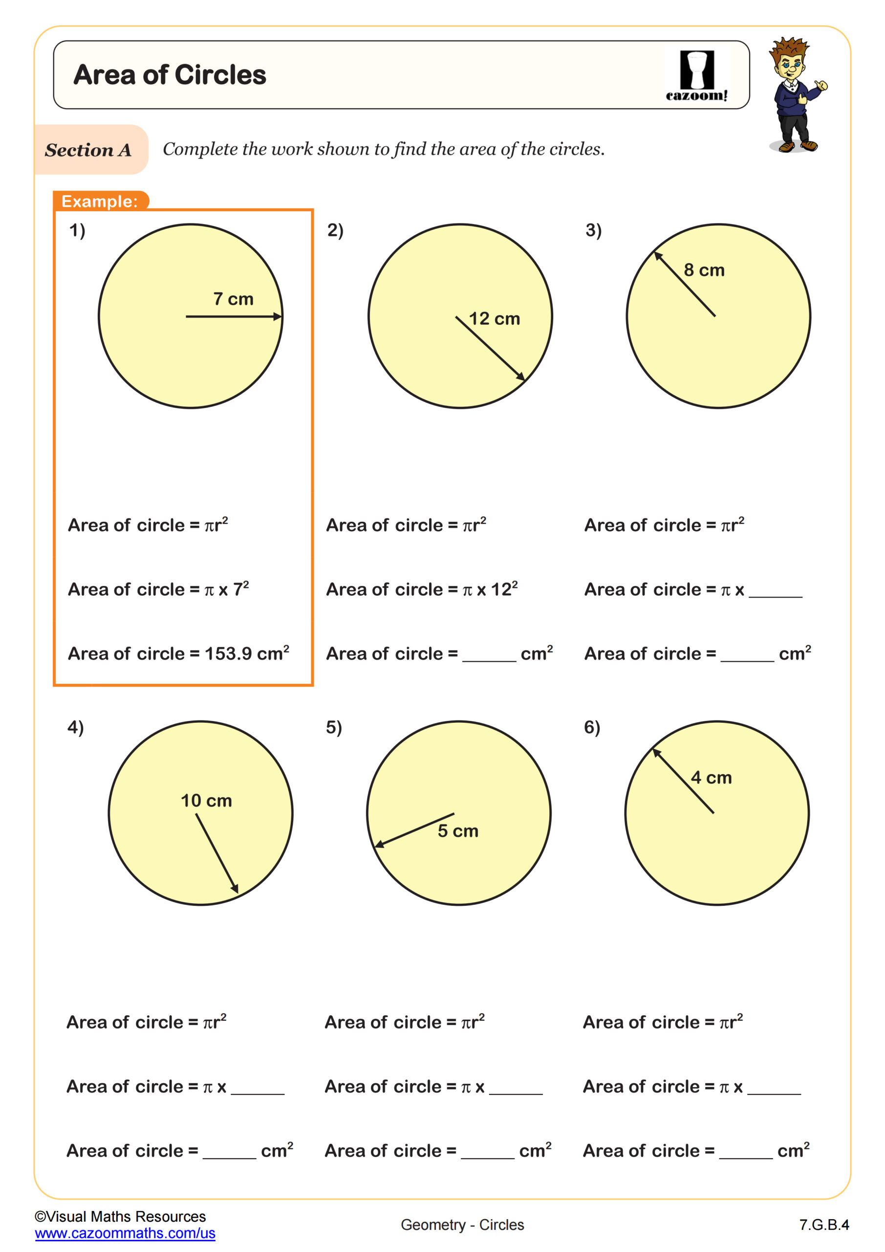 7th Grade Math Worksheets PDF