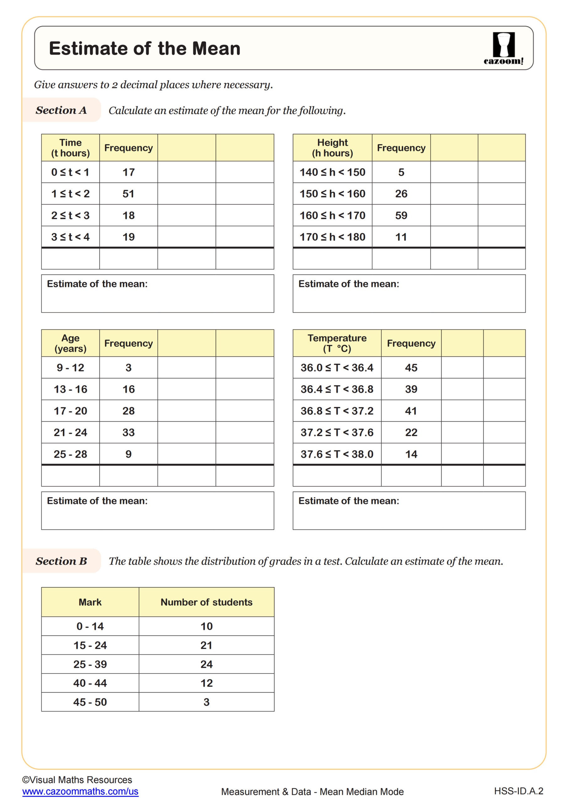 Preview of Estimating the Mean