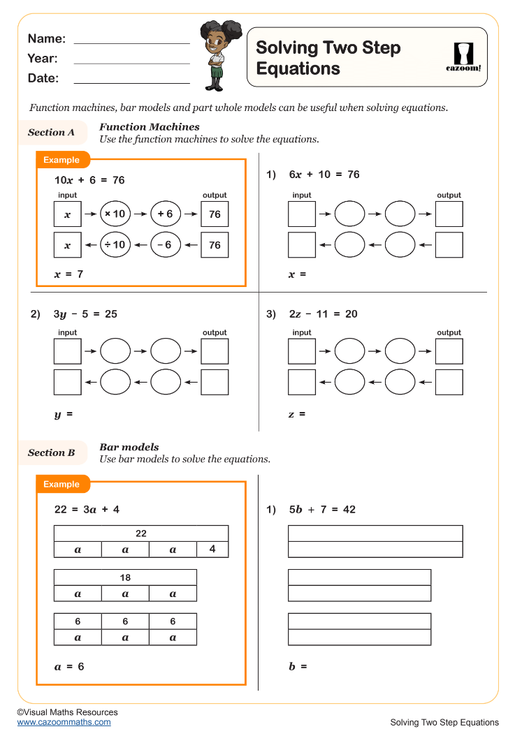 SolvingTwo Step Equations