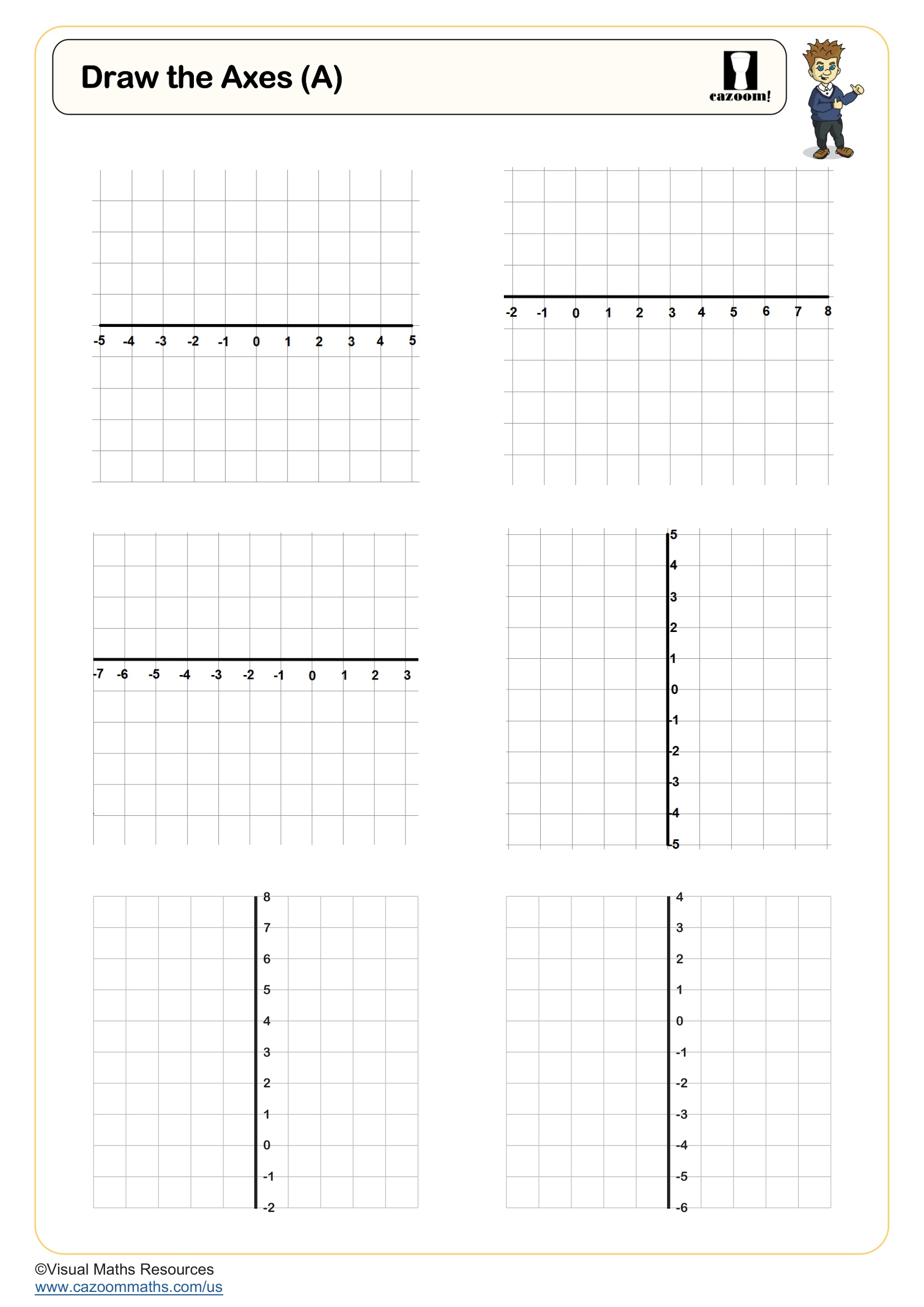 Draw the Axes (A) Free Teaching Resource