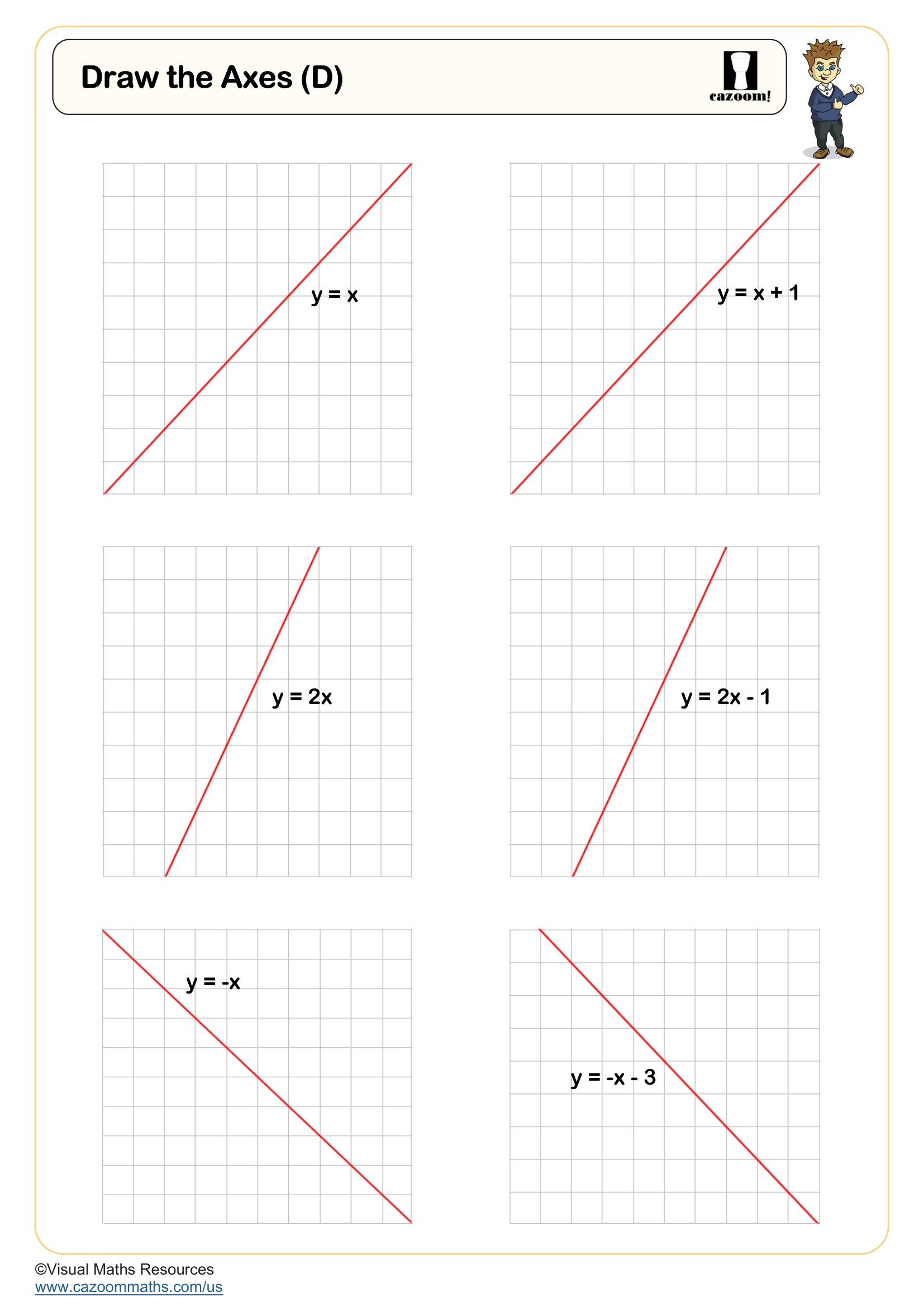 Preview of Draw the Axes (D)