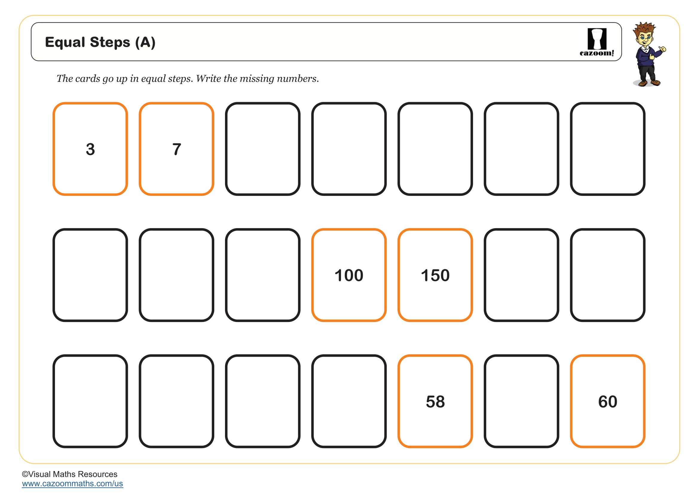 Equal Steps (A) Free Teaching Resource
