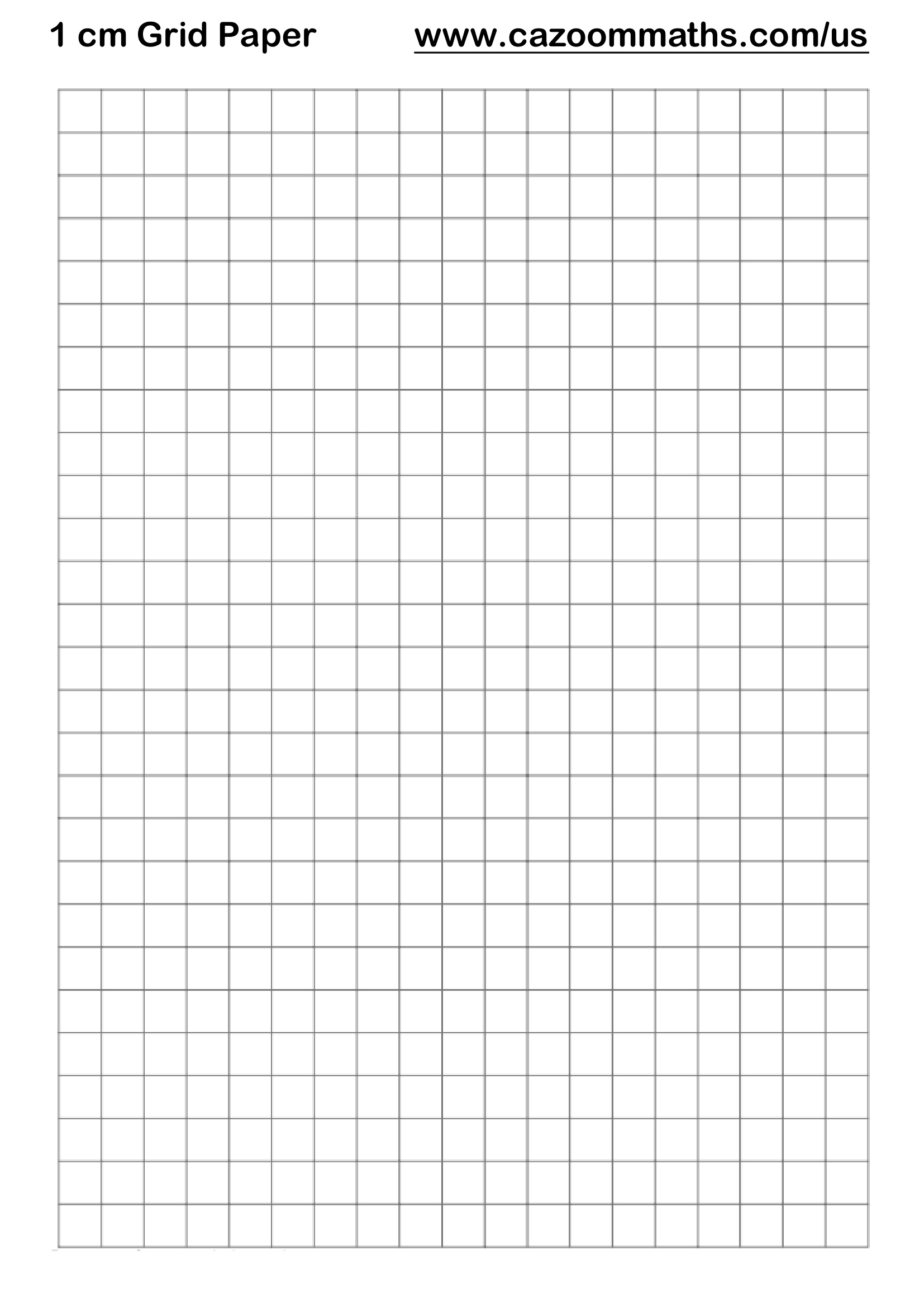 Preview of 1 cm Square Paper