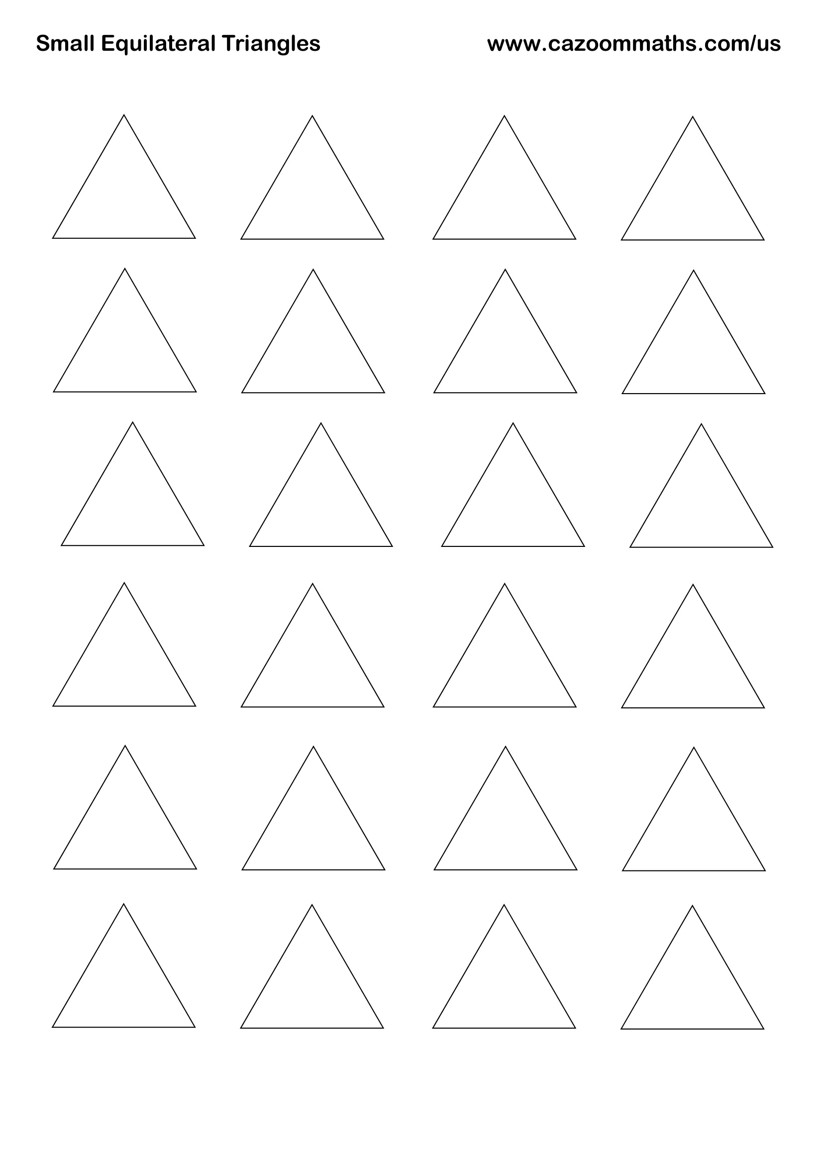 Preview of Small Equilateral Triangles