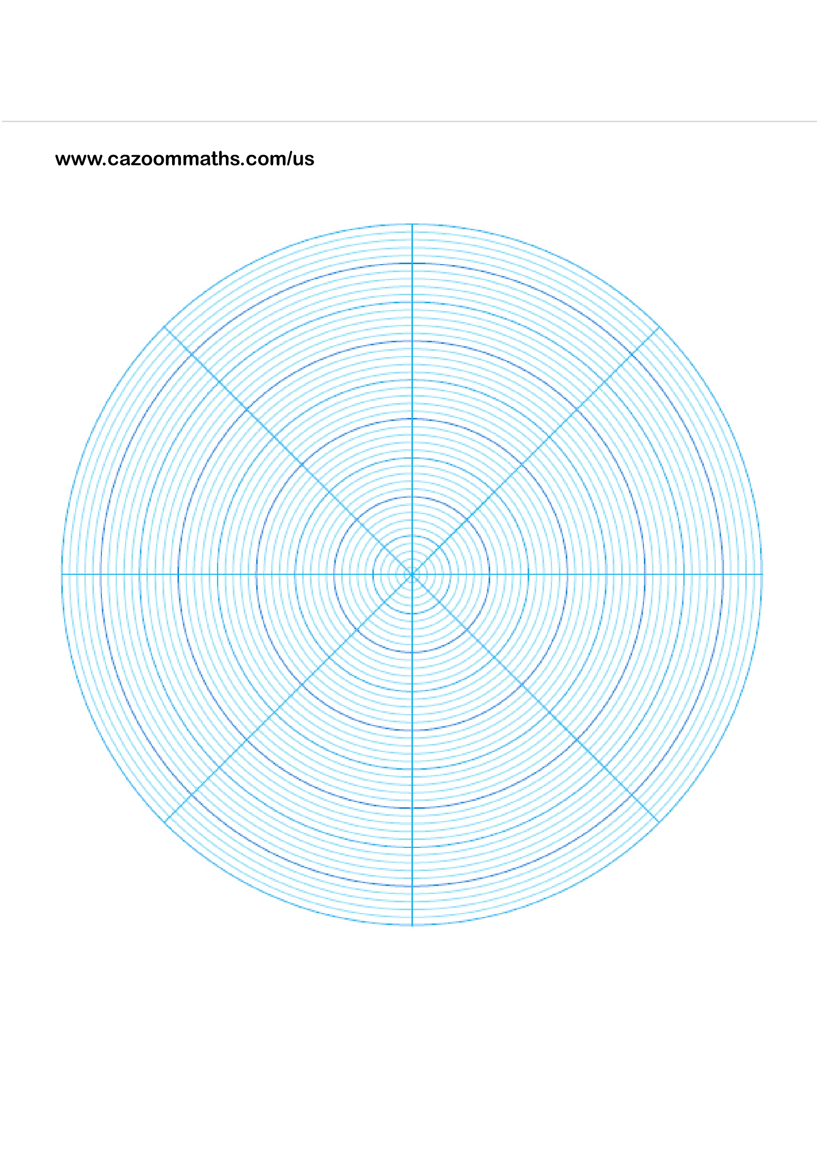 Preview of Polar graph paper