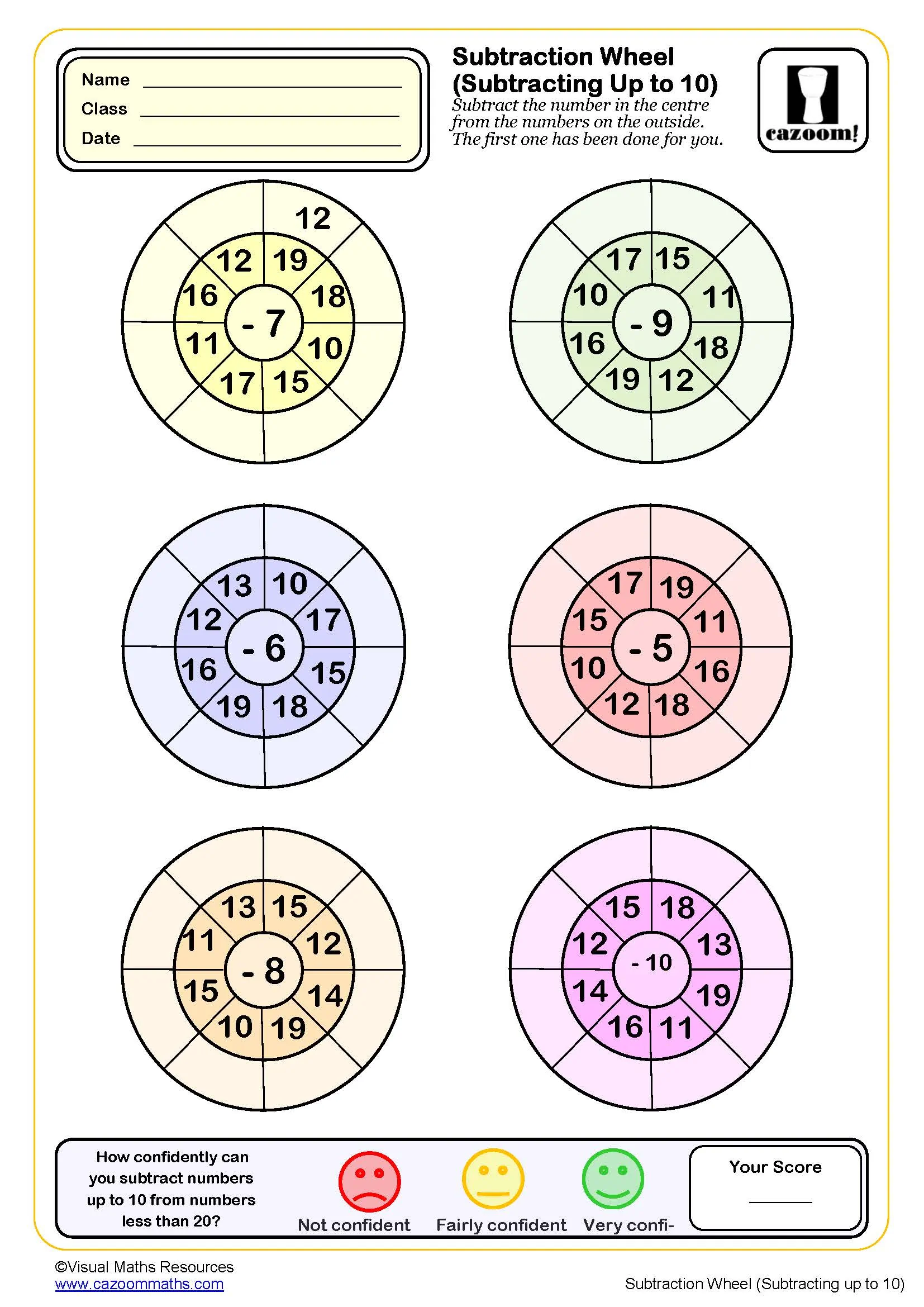 Year 1 Maths Worksheets