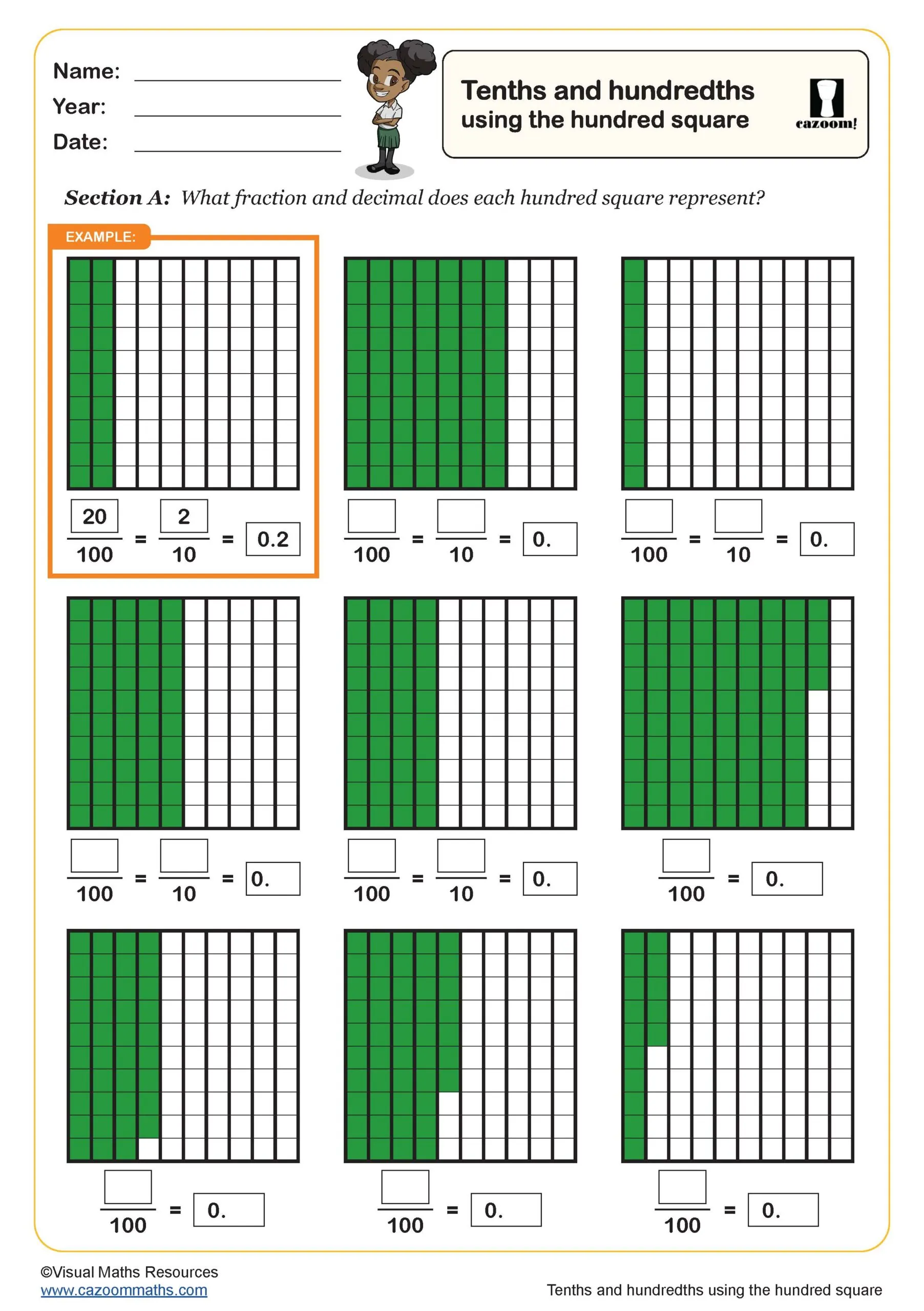 Year 4 Maths Worksheets