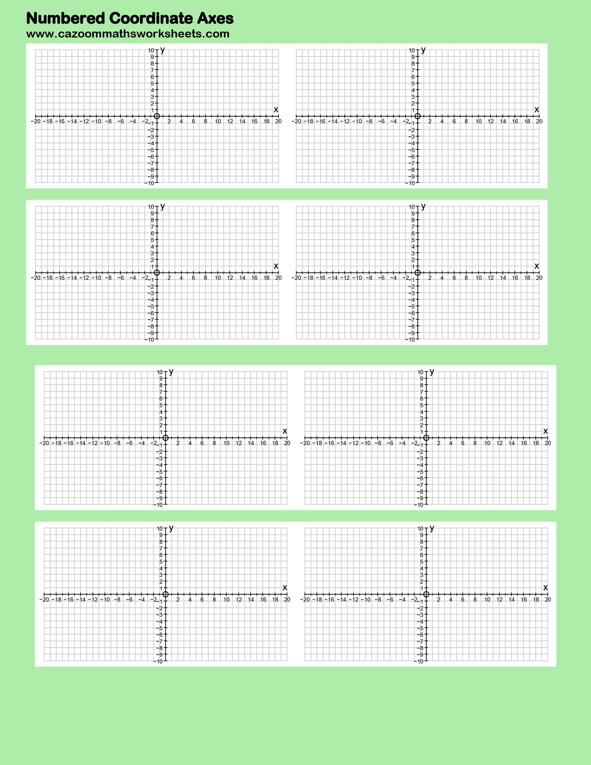 Preview of Coordinate Grids All Four Quadrants